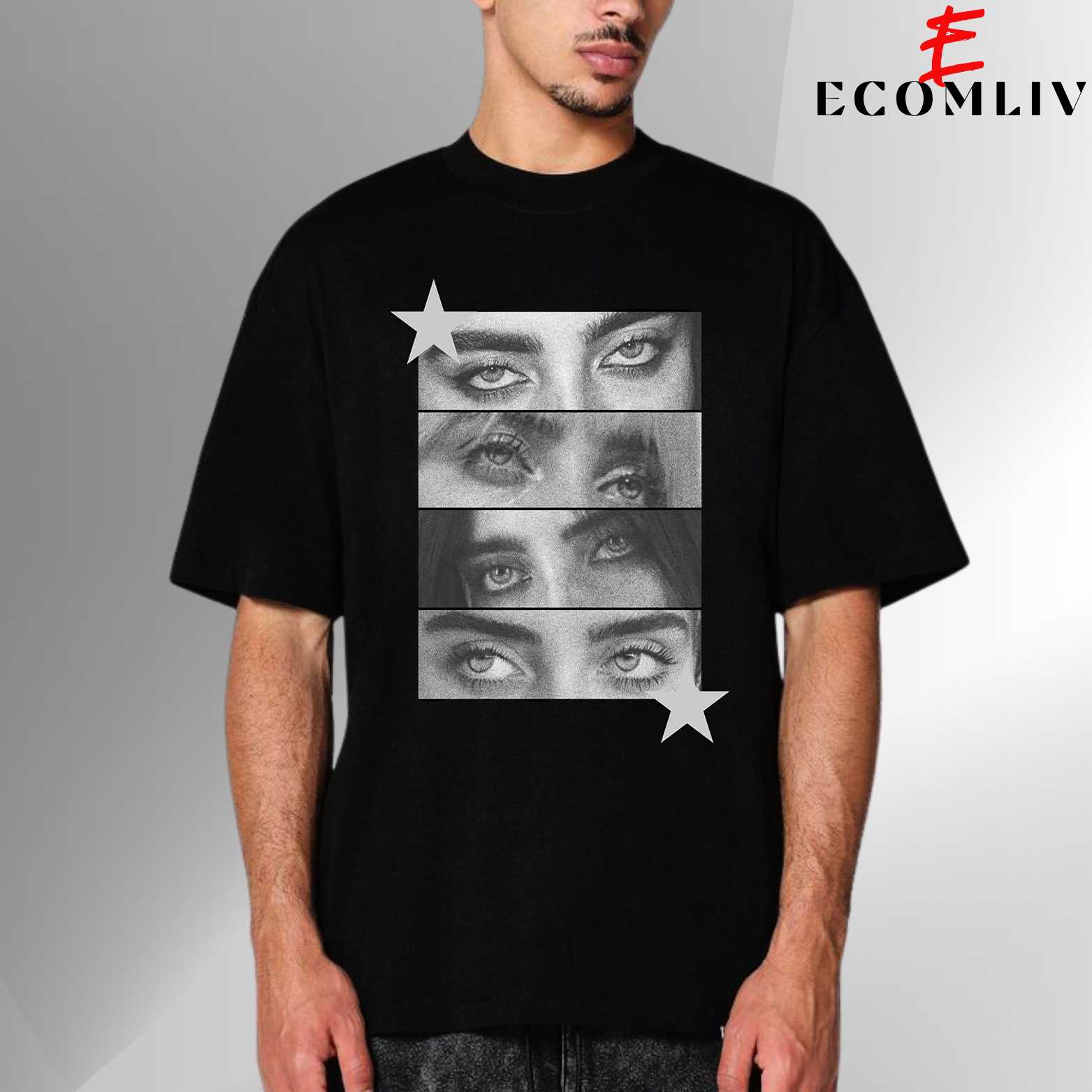 Billie Eilish Eyes Graphic Tee, Unisex T-Shirt